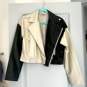 Two-Tone Moto Jacket